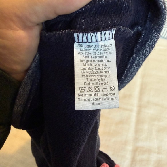 Janie and Jack Girls Blue Denim Look One Shoulder Ruffle Dress Size 2T - Picture 4 of 4